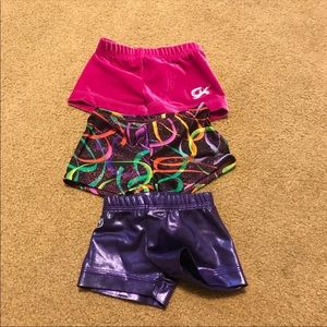 Bundle of 3 girl’s gymnastics/dance shorts